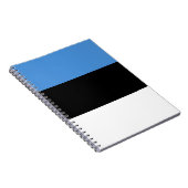 エストニア国旗 ノートブック (右側)