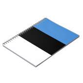 エストニア国旗 ノートブック (左側)