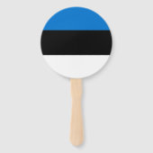 エストニア国旗 ハンドファン (裏面)