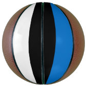 エストニア国旗 バスケットボール (縦)