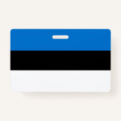 エストニア国旗 バッジ (裏面)