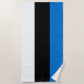 エストニア国旗 ビーチタオル (正面)