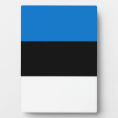 エストニア国旗 フォトプラーク (正面)