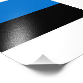 エストニア国旗 フォトプリント            (角)