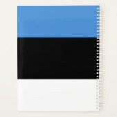 エストニア国旗 プランナー手帳 (裏面)