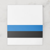 エストニア国旗 プレイスカード (外部開封)