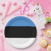 エストニア国旗 ペーパープレート (パーティー)