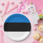 エストニア国旗 ペーパープレート (パーティー)