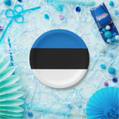 エストニア国旗 ペーパープレート (パーティー)