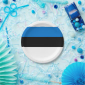 エストニア国旗 ペーパープレート (パーティー)