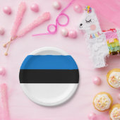 エストニア国旗 ペーパープレート (パーティー)