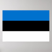 エストニア国旗 ポスター (正面)
