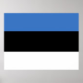 エストニア国旗 ポスター (正面)