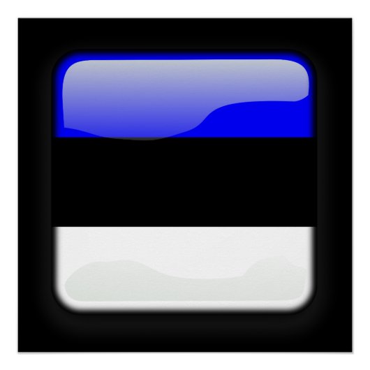 エストニア国旗 ポスター (正面)