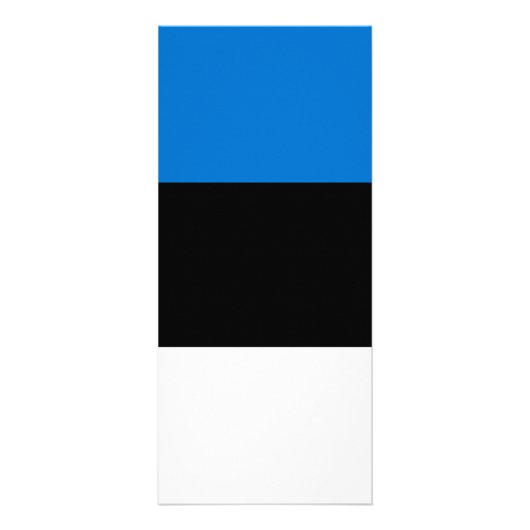 エストニア国旗 ラックカード (正面)