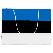 エストニア国旗 ラージペーパーバッグ (裏面)
