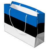 エストニア国旗 ラージペーパーバッグ (裏面アングル)