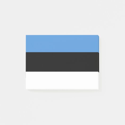 エストニア国旗®備付 ポストイット (正面)
