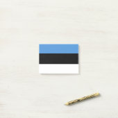 エストニア国旗®備付 ポストイット (デスク上)