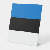 エストニア国旗 台座サイン (正面)