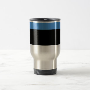 エストニア国旗/定期マグカップ トラベルマグ