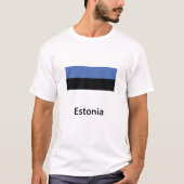 エストニア国旗 Tシャツ (正面)