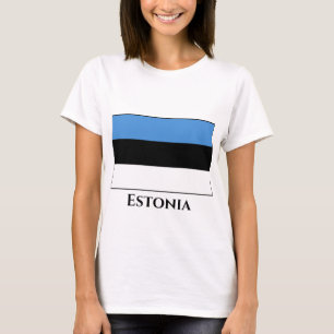 エストニア国旗 Tシャツ