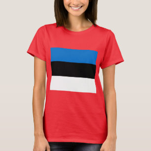 エストニア国旗 Tシャツ
