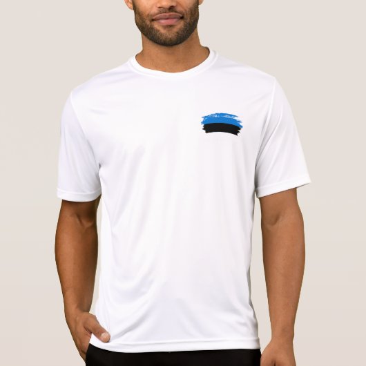エストニア国旗 Tシャツ (正面)