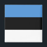 エストニア国旗EE マグネット<br><div class="desc">エストニアEE国旗、エストイ、タリン紋章、紋付、国旗の地図</div>