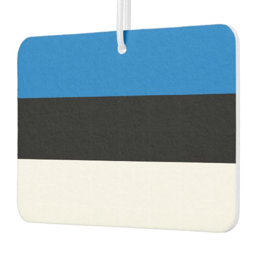 エストニア州旗を持つ車の新入生 カーエアーフレッシュナー (左)