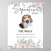 エストニア犬のシグネチャードリンクの看板 ポスター (正面)