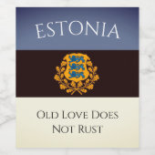 エストニア素晴らしワインラベル！ ワインラベル (シングルラベル)