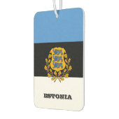 エストニア自動車消息注、エストニア国旗 カーエアーフレッシュナー (左)