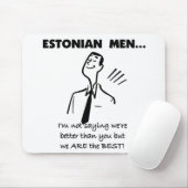 エストニア語の人は最も最高のです マウスパッド (マウス)