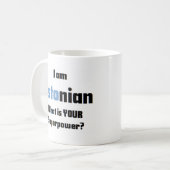 エストニア・コーヒー・マグ コーヒーマグカップ (正面左)