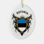 エストニア セラミックオーナメント (右)