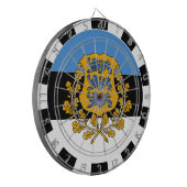 エストニア・ダートボード・エストニア国旗/遊技盤 ダーツボード (正面左)