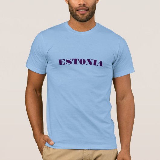 エストニア, テキストデザイン, Tシャツ (正面)