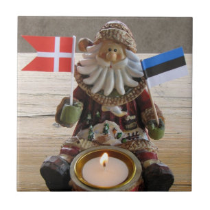 エストニア、デンマーククリスマスタイル! タイル