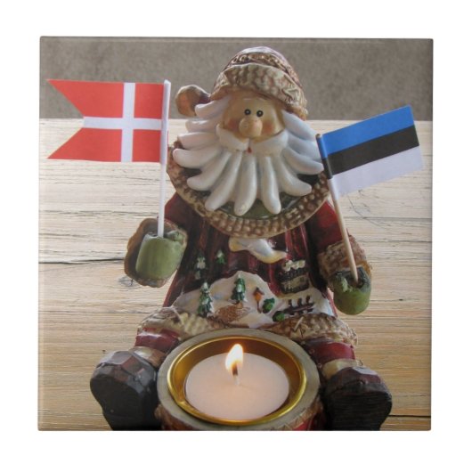 エストニア、デンマーククリスマスタイル！ タイル (正面)