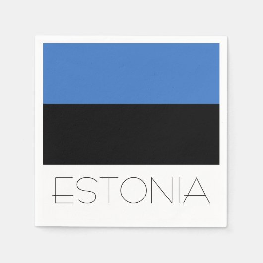 エストニア・ナプキンス！ スタンダードカクテルナプキン (正面)