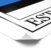 エストニア フォトプリント            (角)