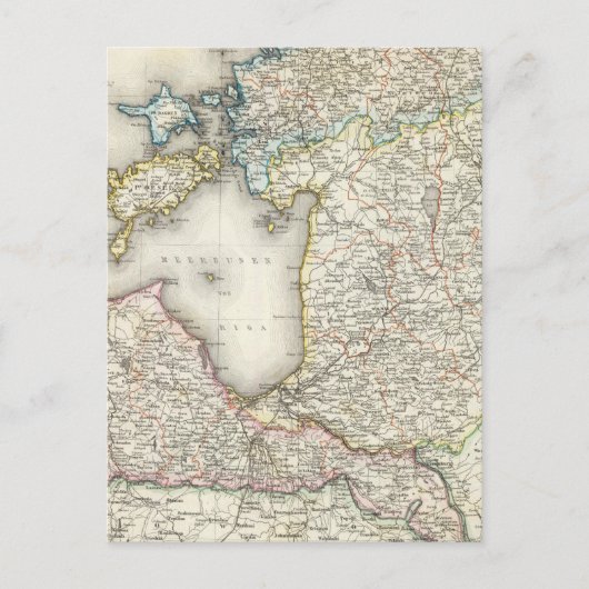 エストニア，ラトビア ポストカード (正面)