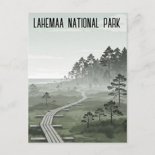 エストニア ラヘマー国立公園の旅 ポストカード (正面)