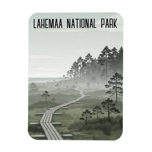 エストニア ラヘマー国立公園の旅 マグネット (縦)