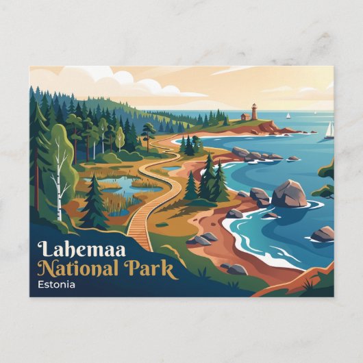 エストニア ラヘマー国立公園 ポストカード (正面)