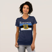 エストニア(Eesti) Tシャツ (正面フル)