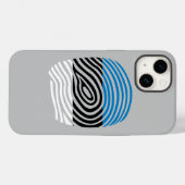 エストニアDNA Case-Mate iPhoneケース (裏面 (横))