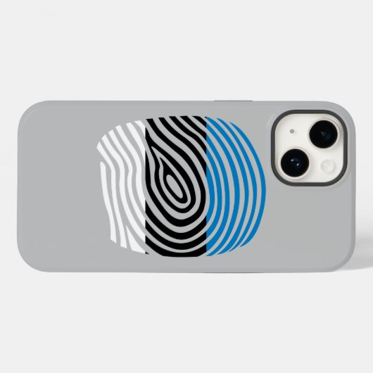 エストニアDNA Case-Mate iPhoneケース (裏面 (横))